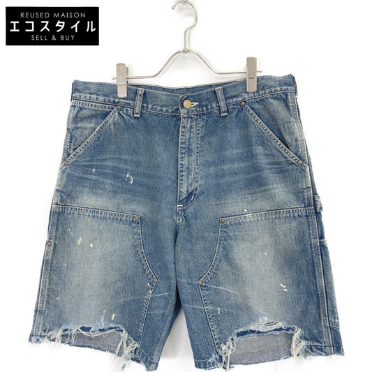 SAINT MICHAEL SM-HR8-0000-073 Double Knee Shorts Bottoms
