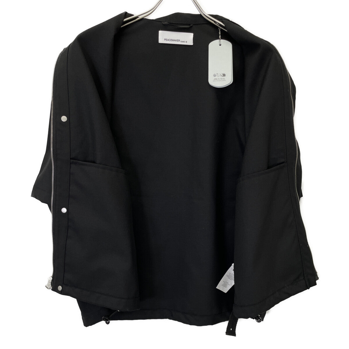 PEACE MAKER PEACEMAKER PCM10S05AWO001099 Black TECH SHIRT Tops