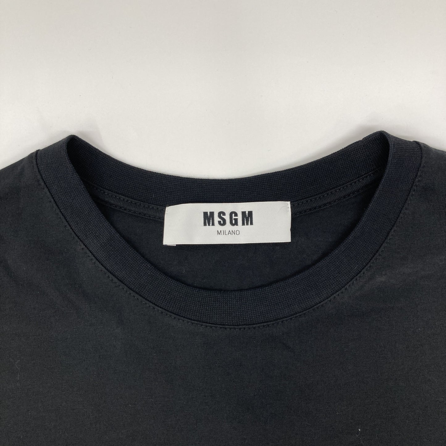 MSGM Black 2541MDA62 Scarf-Panel Dress Dress