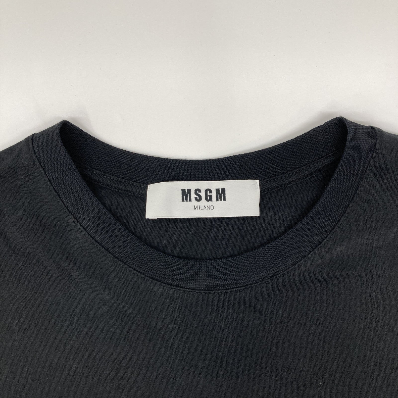 MSGM Black 2541MDA62 Scarf-Panel Dress Dress