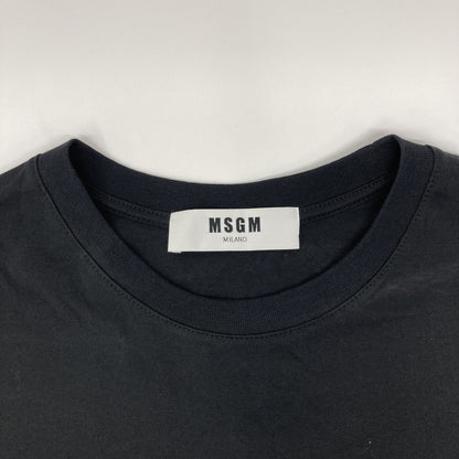 MSGM Black 2541MDA62 Scarf-Panel Dress Dress