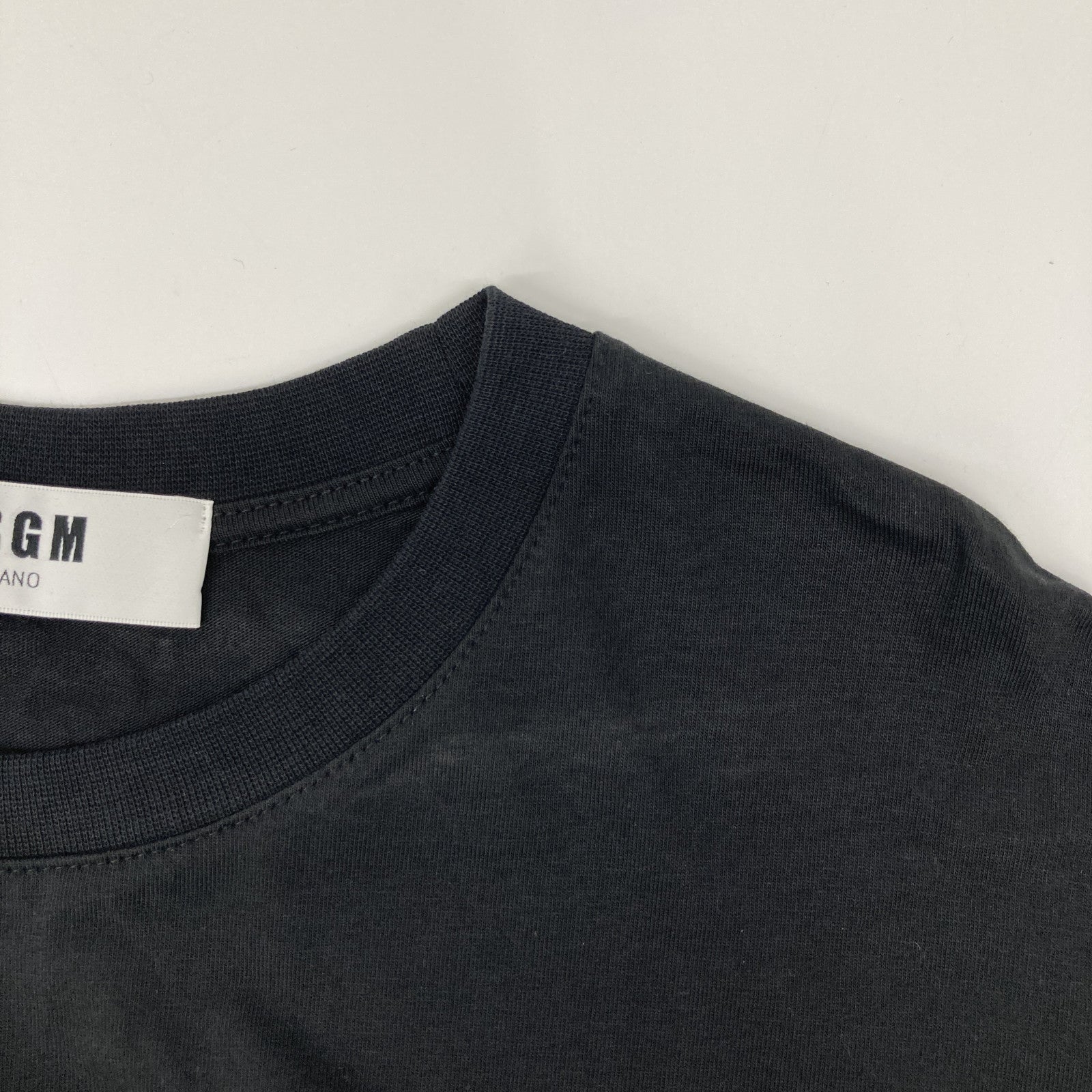 MSGM Black 2541MDA62 Scarf-Panel Dress Dress