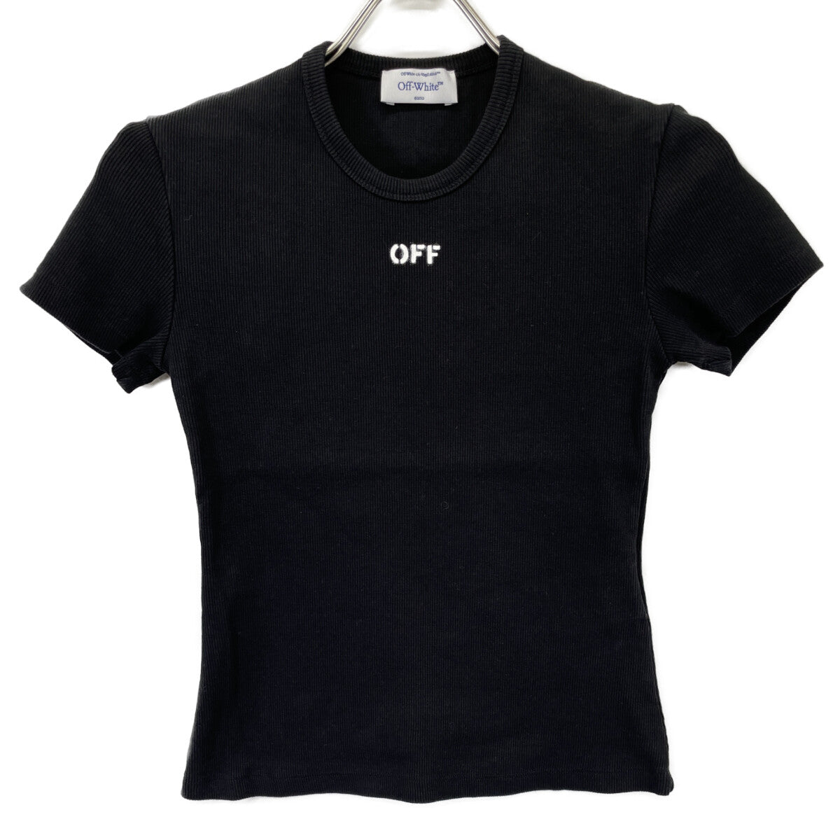 OFF-WHITE オフホワイト ブラック OWAA065F23JER001 カットソー トップス