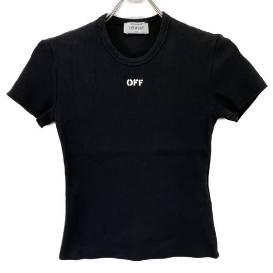 OFF-WHITE オフホワイト ブラック OWAA065F23JER001 カットソー トップス