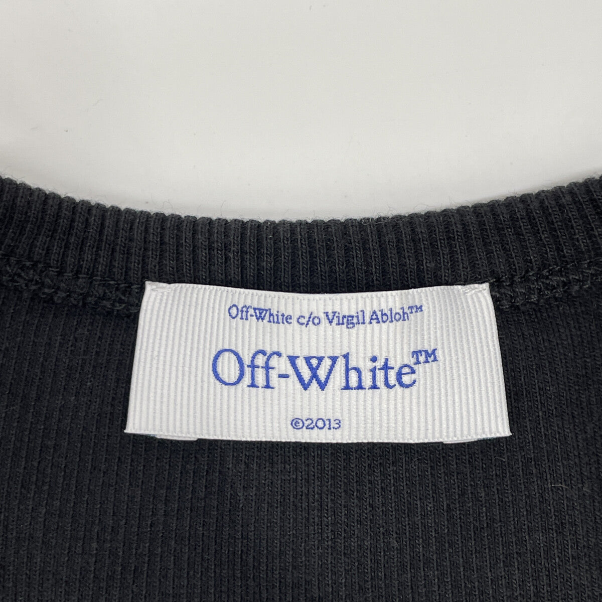 OFF-WHITE オフホワイト ブラック OWAA065F23JER001 カットソー トップス
