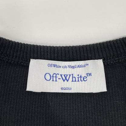 OFF-WHITE オフホワイト ブラック OWAA065F23JER001 カットソー トップス