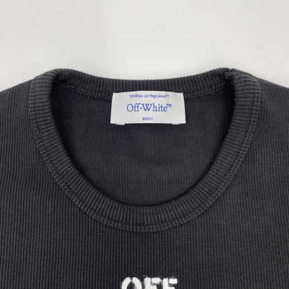 OFF-WHITE オフホワイト ブラック OWAA065F23JER001 カットソー トップス