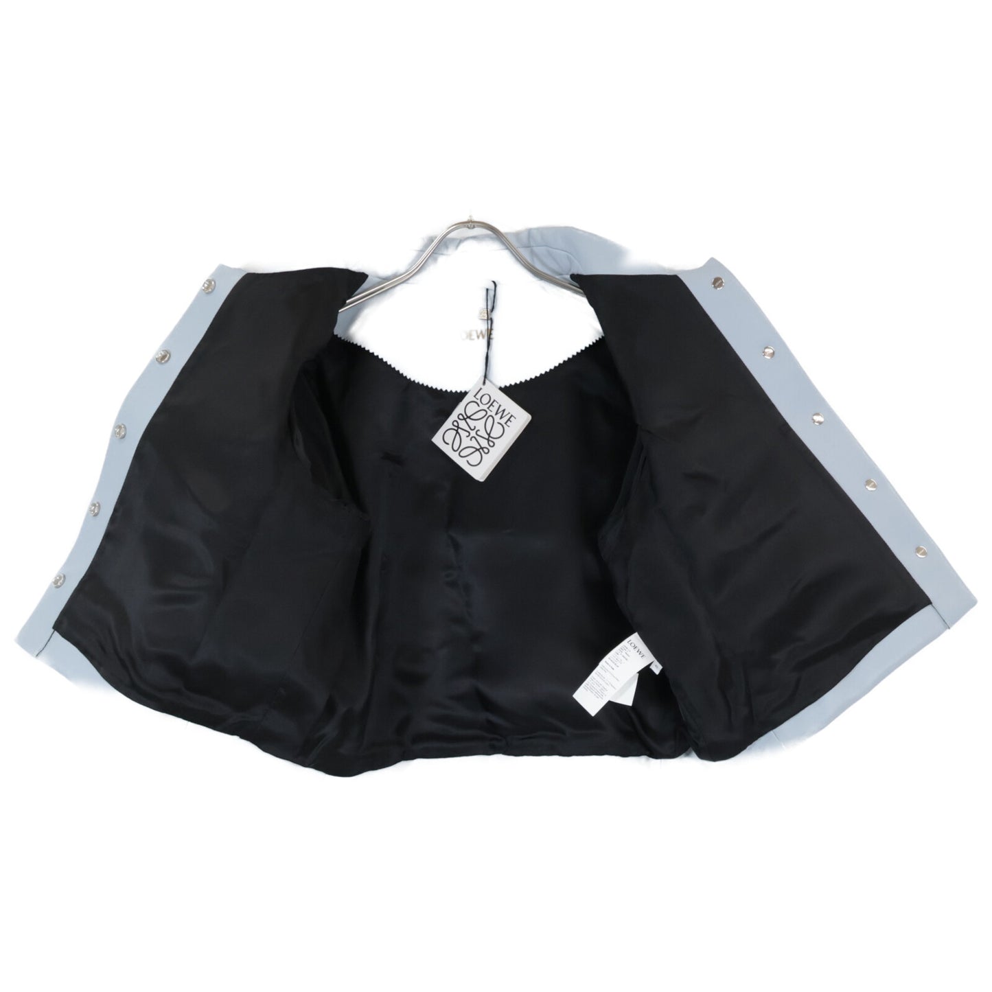 【新品/国内正品/23AW】S540Y30L44 粘合羔羊皮短款衬衫夹克 40 女士