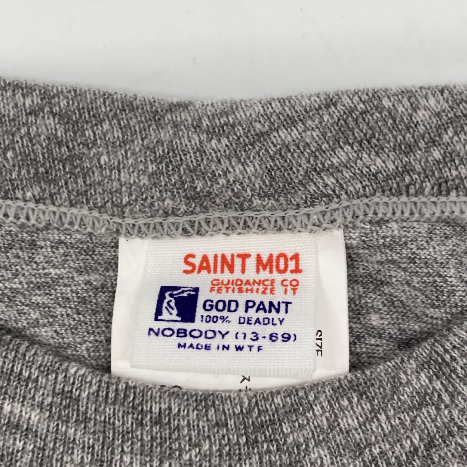 SAINT MICHAEL 圣迈克尔 25SS 灰色 SM-HR8-0000-087 SAINT SS TEE 上衣