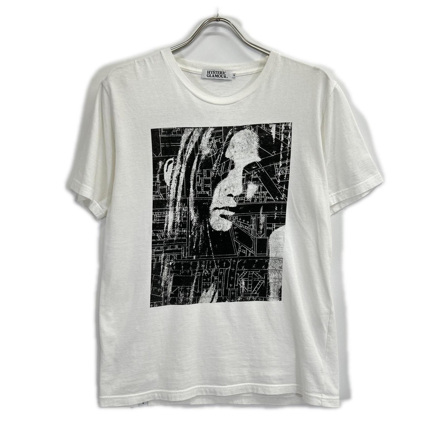 HYSTERIC GLAMOUR ヒステリックグラマー 0211CT19 ホワイト アトリエインカーブ 半袖Tシャツ トップス