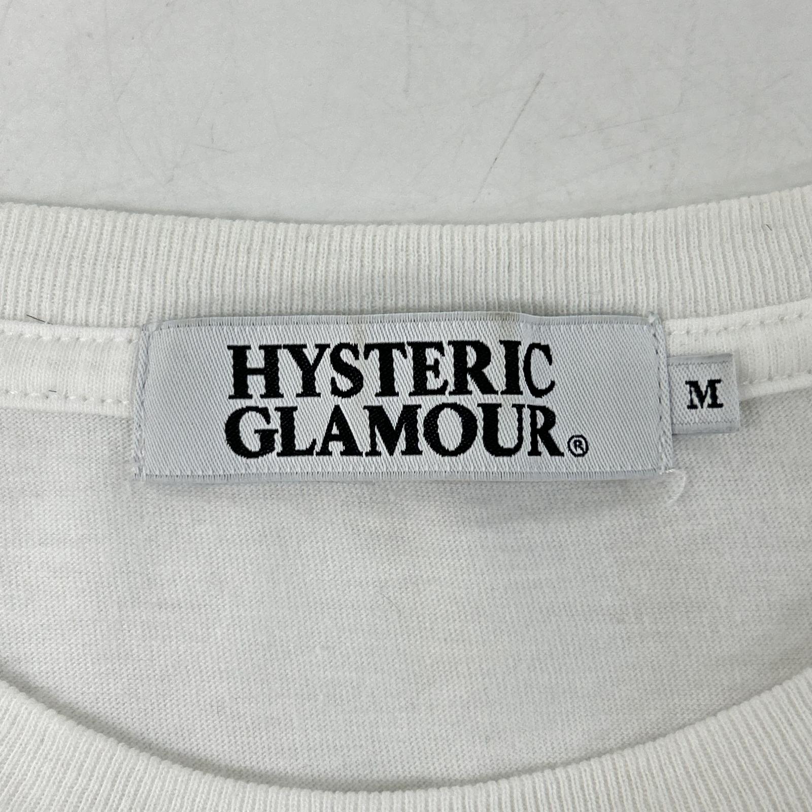 HYSTERIC GLAMOUR ヒステリックグラマー 0211CT19 ホワイト アトリエインカーブ 半袖Tシャツ トップス