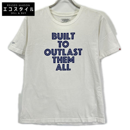 NEIGHBORHOOD ネイバーフッド ホワイト BUILT TO OUTLAST THEM ALL 半袖Tシャツ トップス