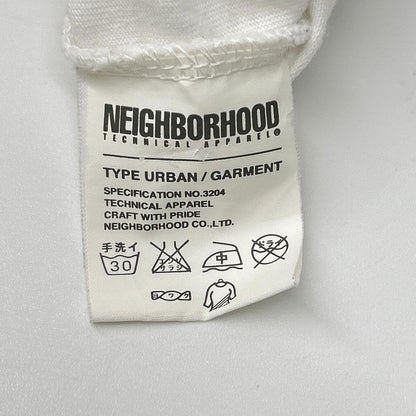 NEIGHBORHOOD ネイバーフッド ホワイト BUILT TO OUTLAST THEM ALL 半袖Tシャツ トップス