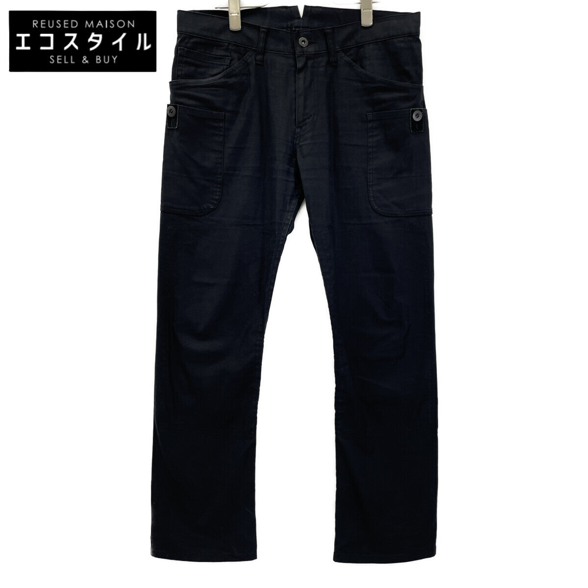 WI-P050 Black Skinny Pants Bottoms S Men's