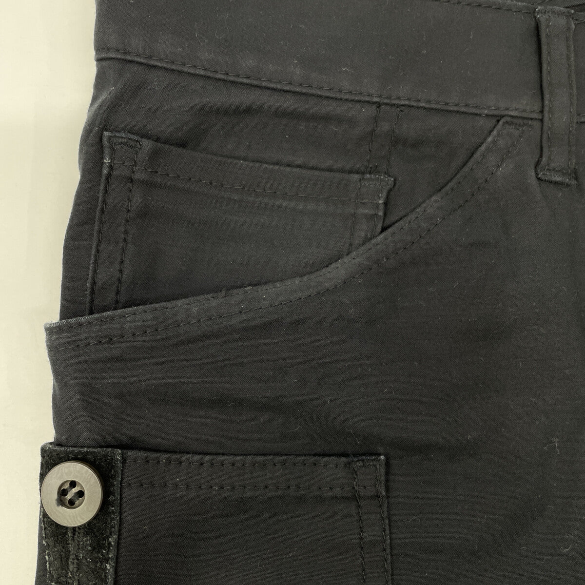 WI-P050 Black Skinny Pants Bottoms S Men's