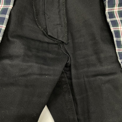 WI-P050 Black Skinny Pants Bottoms S Men's