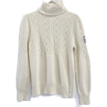 Gam Blue Wool Turtleneck Sweater Top M Ladies