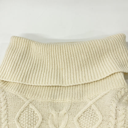Gam Blue Wool Turtleneck Sweater Top M Ladies