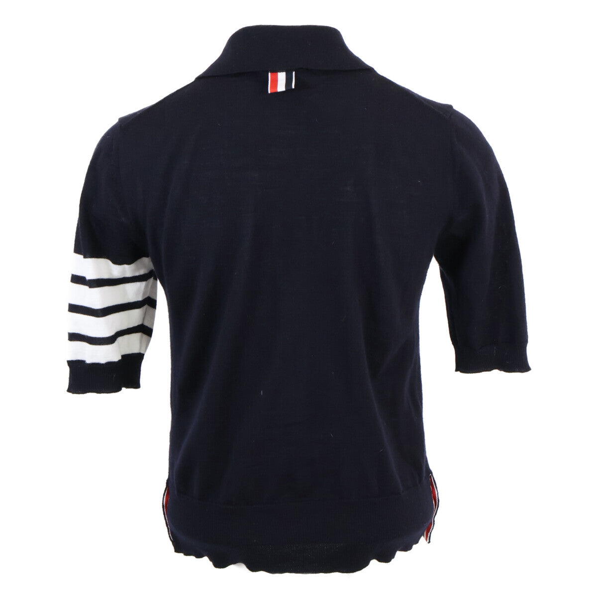 THOM BROWNE Thom Browne Domestic Regular FKC334A-Y1014-415 4BAR Wool Knit Polo Shirt Top