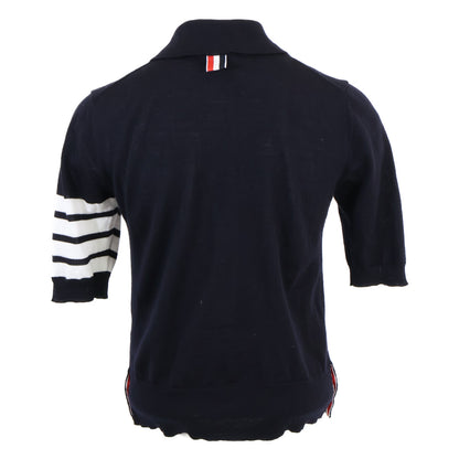 THOM BROWNE トムブラウン 国内正規 FKC334A-Y1014-415 4BAR ウールニットポロシャツ トップス