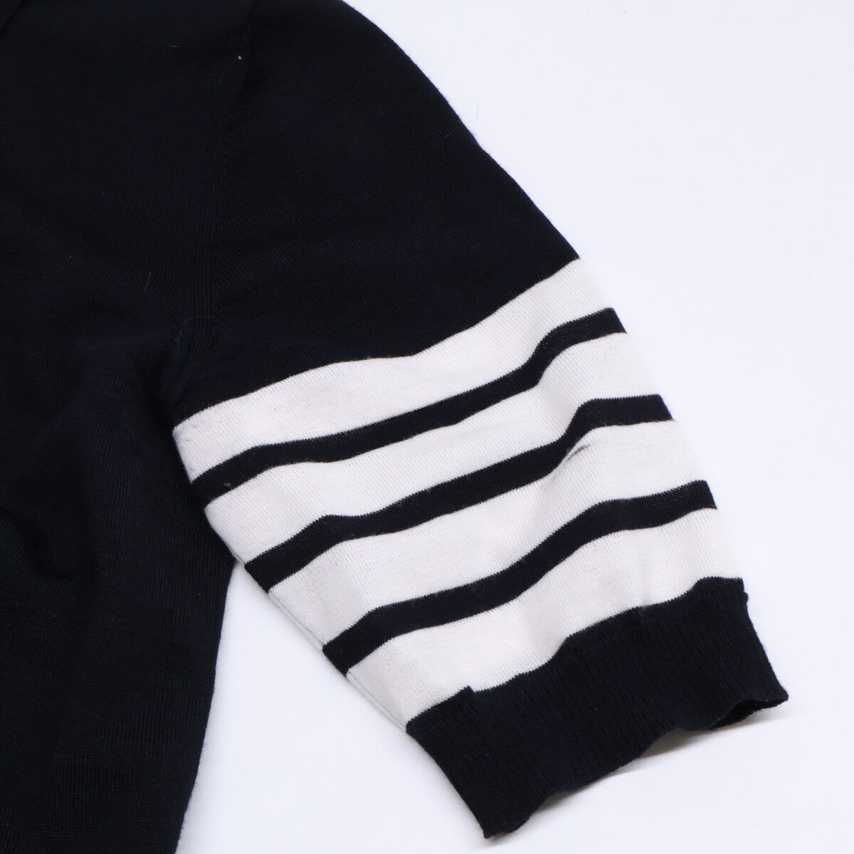 THOM BROWNE Thom Browne Domestic Regular FKC334A-Y1014-415 4BAR Wool Knit Polo Shirt Top