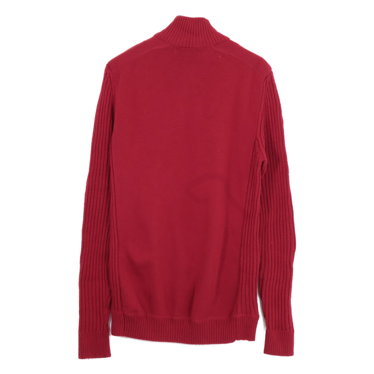 BURBERRY Half-Zip Logo Knit Top