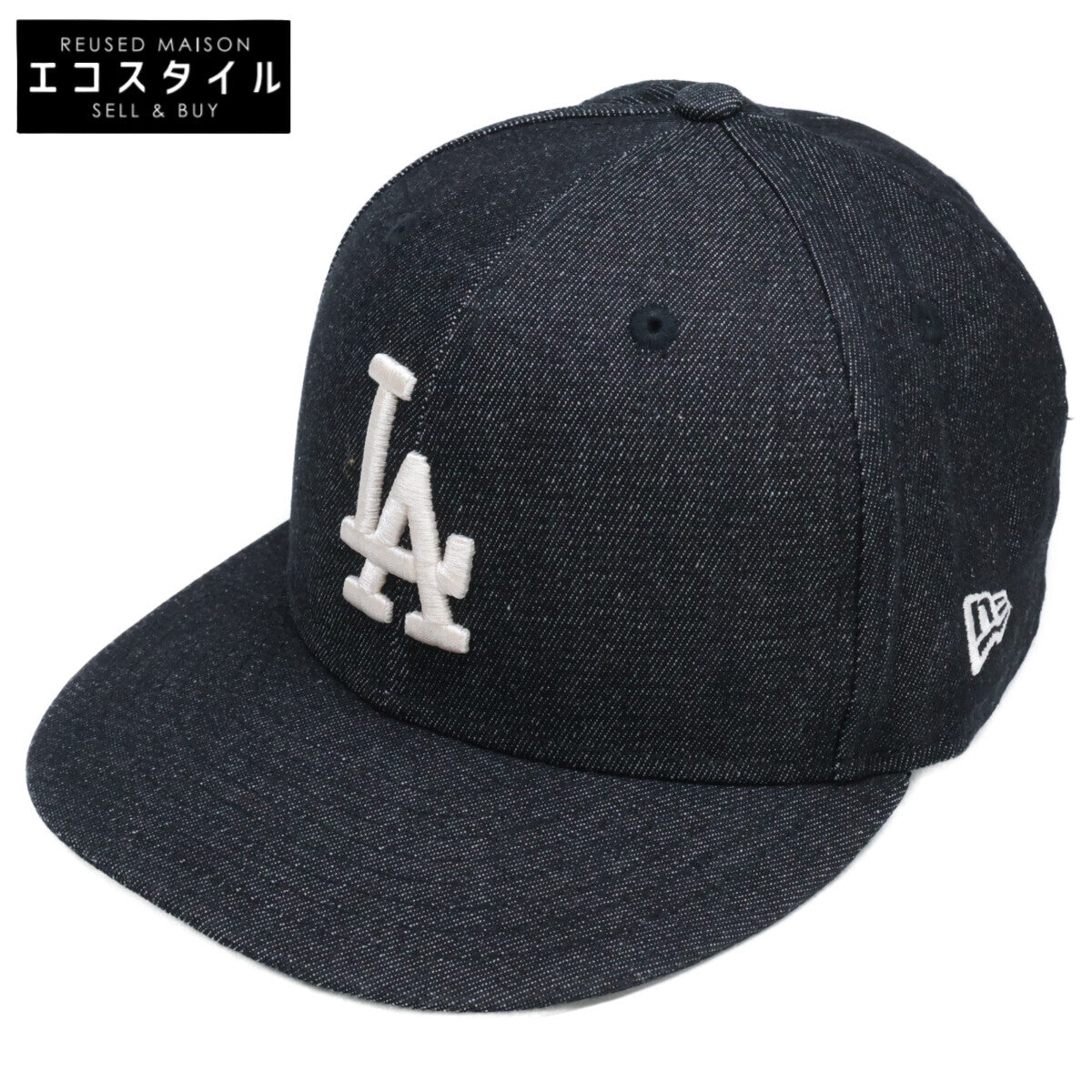 【新品同様】ｘLos Angeles Dodgers デニムキャップ/ 帽子 7 1/8 メンズ