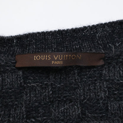 LOUIS VUITTON ルイヴィトン ウール ダミエ柄 長袖ニットセーター/ トップス