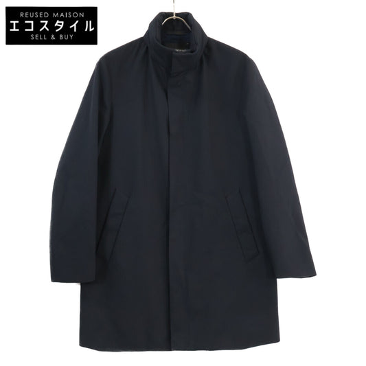 W1B35W W1W07 Navy Waterproof Zip-Up Coat 44 Men's