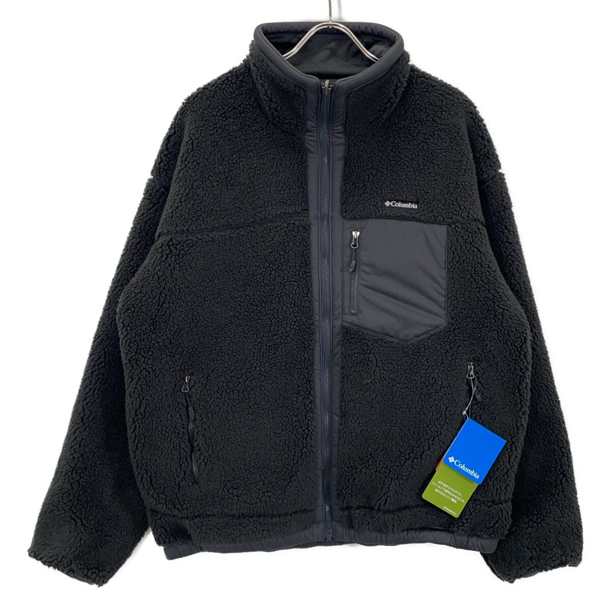 ﾌﾞﾗｯｸ PM3437-010 ｼｶｺﾞｱべﾆｭｰﾘﾊﾞｰｼﾌﾞﾙﾌﾘｰｽｼﾞｬｹｯﾄ Chicago Avenue Reversible Fleece Jacket ジャケット M メンズ