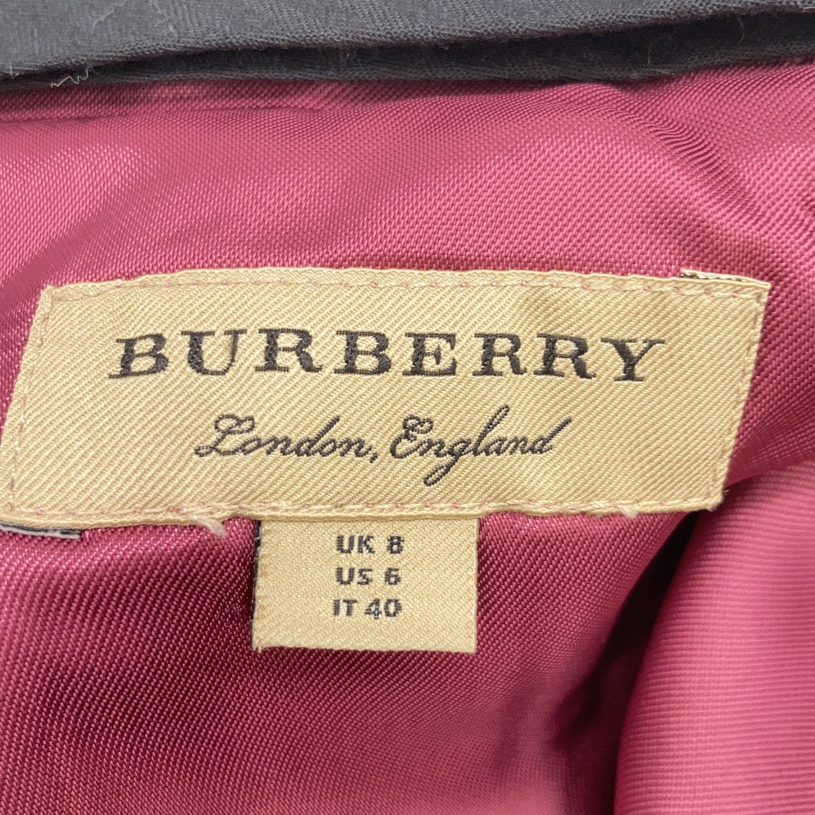 BURBERRY 8007226 Pink Wool Blend Slacks Bottoms