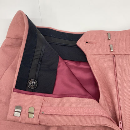 BURBERRY 8007226 Pink Wool Blend Slacks Bottoms