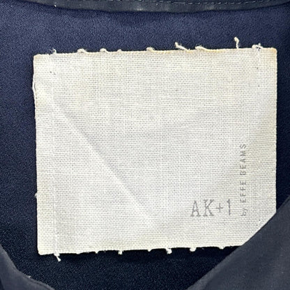 AK+1 AK One 27-17-0026-899 by EFFE BEAMS Navy Satin x Wool All-in-One Overalls All-in-One 36