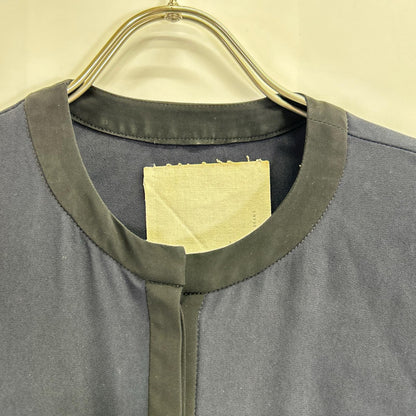AK+1 AK One 27-17-0026-899 by EFFE BEAMS Navy Satin x Wool All-in-One Overalls All-in-One 36