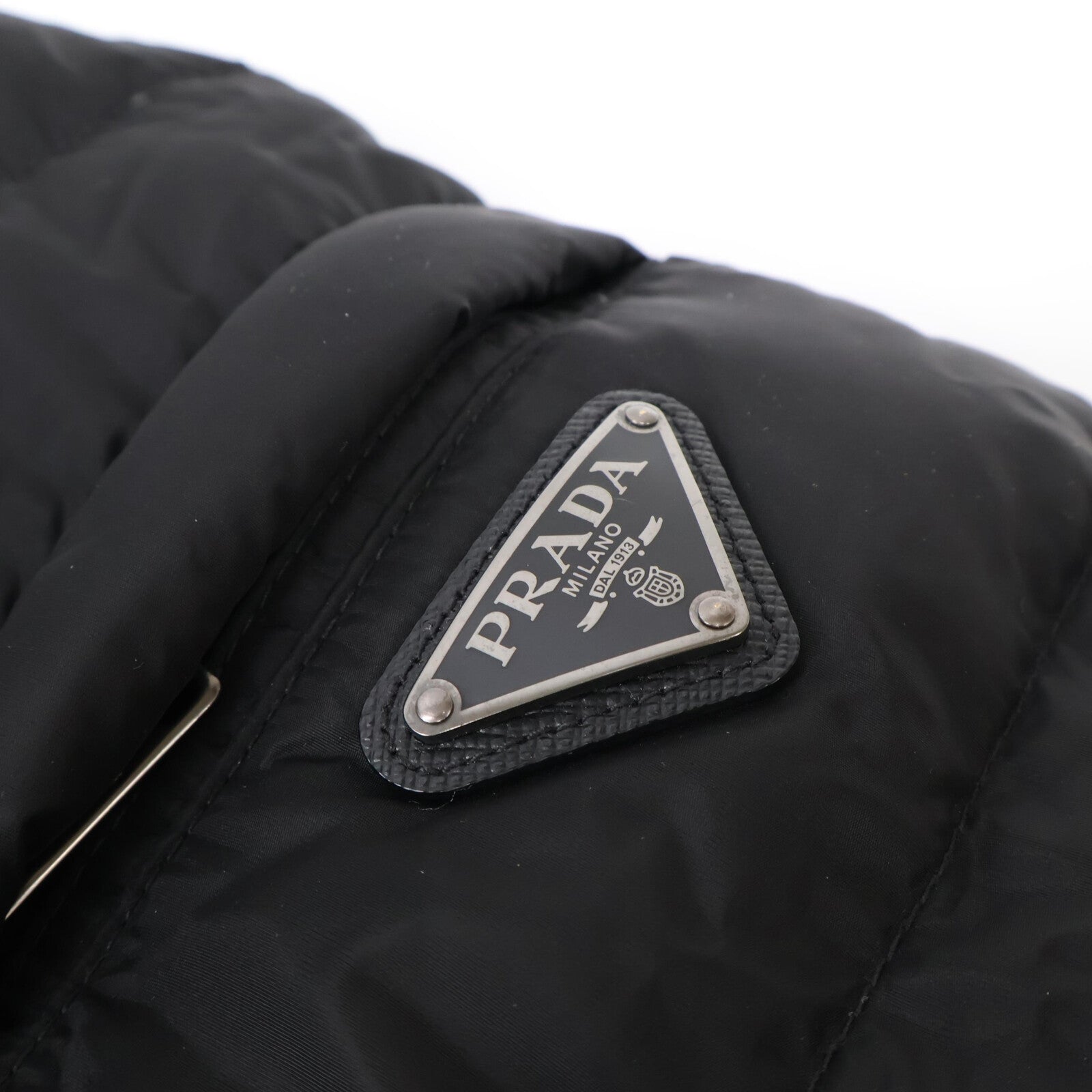 PRADA プラダ 【国内正規】SGY091 トライアングルロゴプレート付 ダウン ジャケット