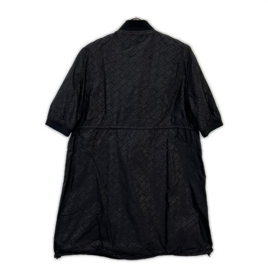 Love Moschino AZ1261508 Black Half-Zip Nylon Dress