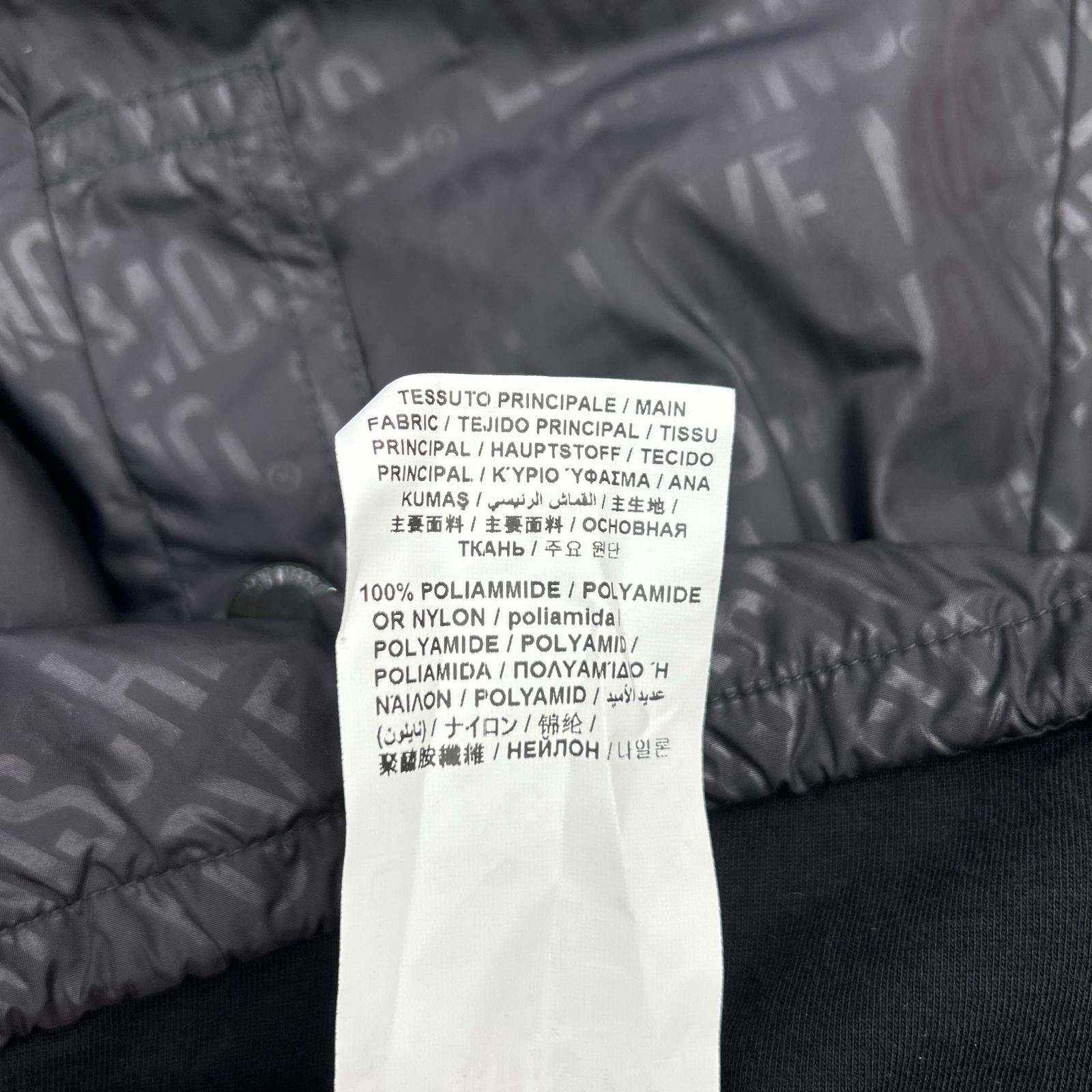 Love Moschino 拉夫莫斯奇诺 AZ1261508 黑色半拉链尼龙连衣裙