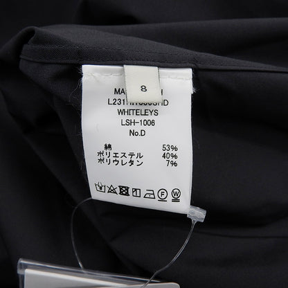 MACKINTOSH マッキントッシュ 新品同様 ドロップショルダー ワイド シャツ トップス レディース ブラック 8 L231HI1006SHD 23SS トップス