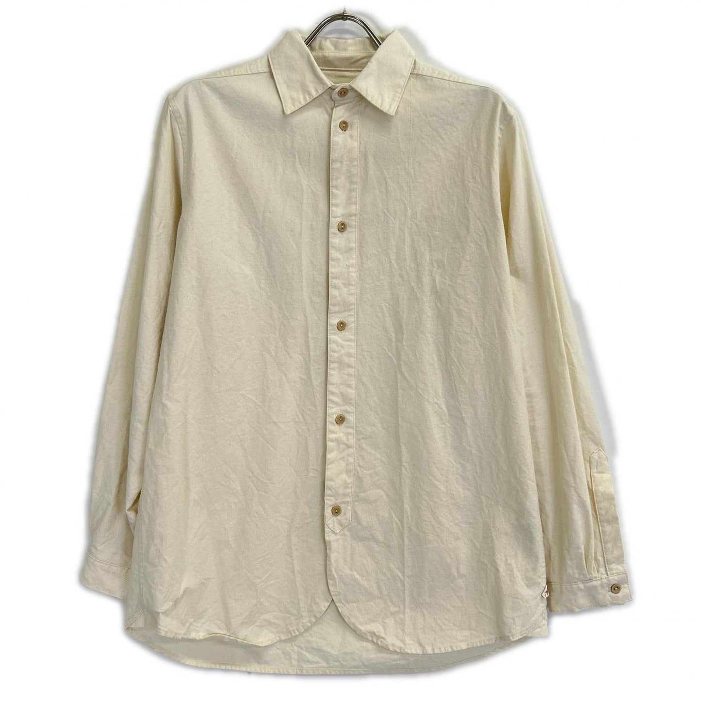FRANK LEDER フランクリーダー 0916016 生成り アイボリー コットンシャツ トップス