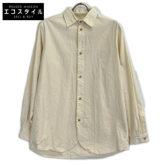 FRANK LEDER フランクリーダー 0916016 生成り アイボリー コットンシャツ トップス