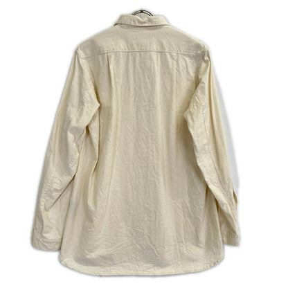 FRANK LEDER フランクリーダー 0916016 生成り アイボリー コットンシャツ トップス
