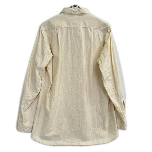 FRANK LEDER フランクリーダー 0916016 生成り アイボリー コットンシャツ トップス