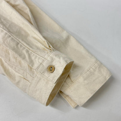 FRANK LEDER フランクリーダー 0916016 生成り アイボリー コットンシャツ トップス