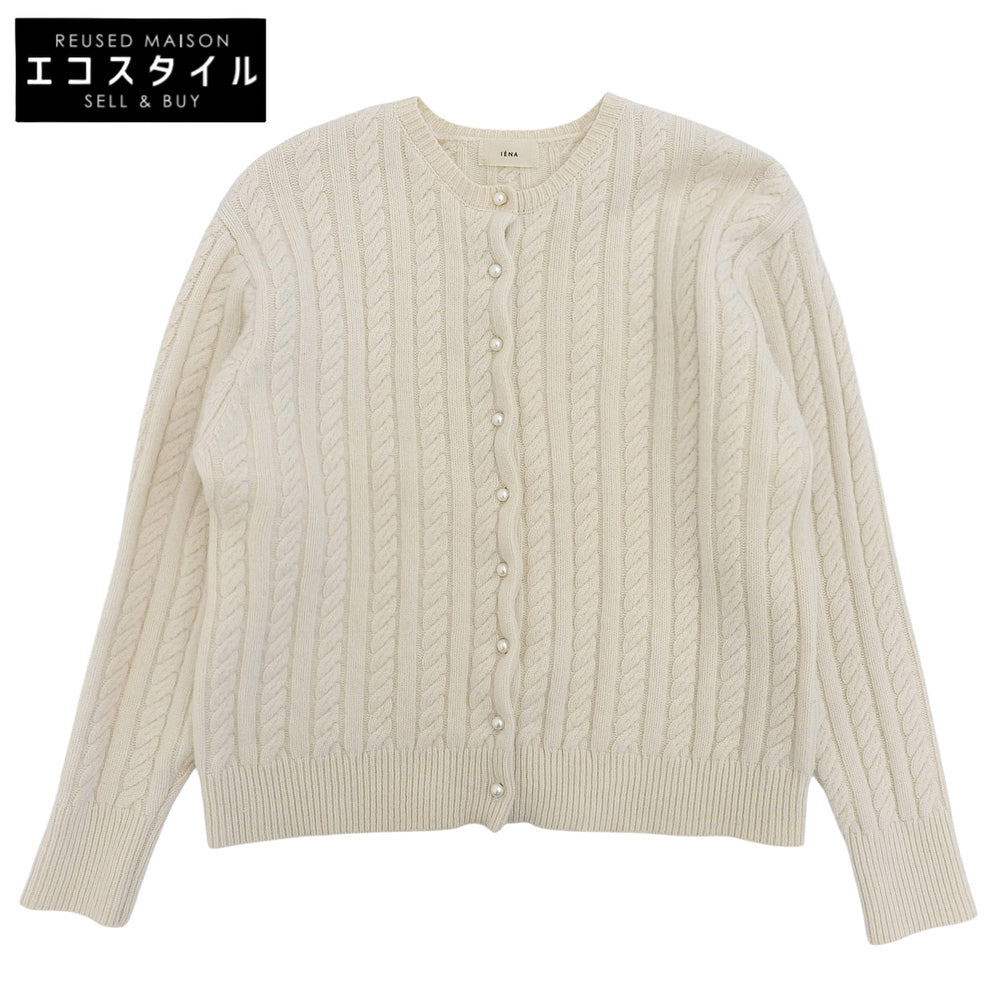 IENA イエナ スイビWケーブルカーディガン トップス レディース ホワイト 22AW トップス