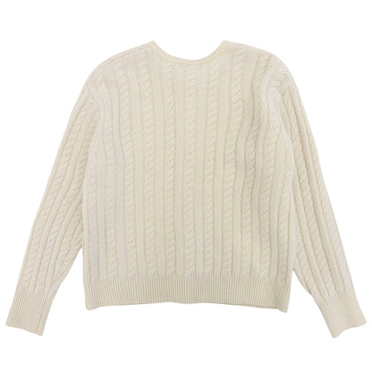 IENA イエナ スイビWケーブルカーディガン トップス レディース ホワイト 22AW トップス