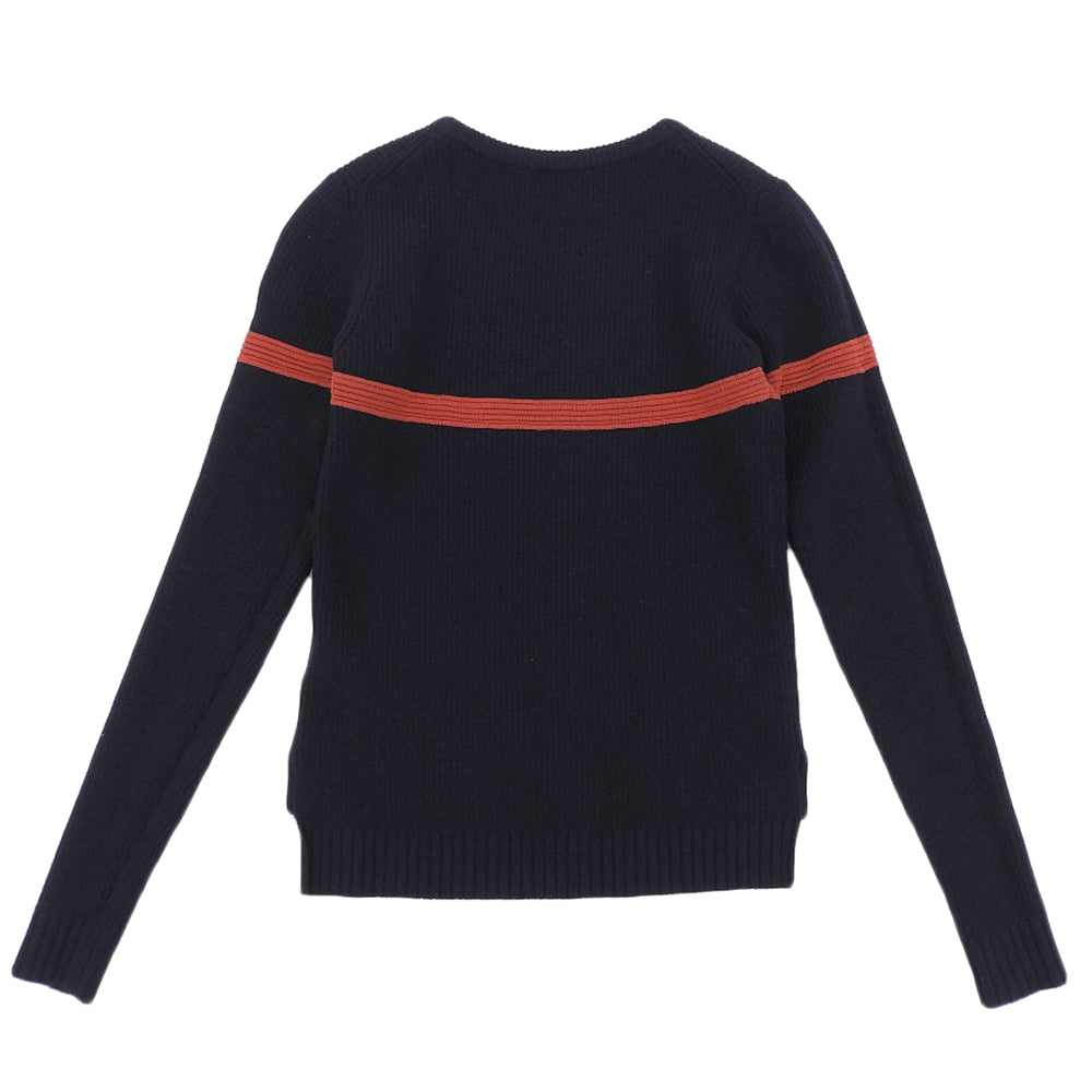 MONCLER モンクレール MAGLIONE TRICOT GIROCOLLO ニット トップス レディース ネイビー XS トップス