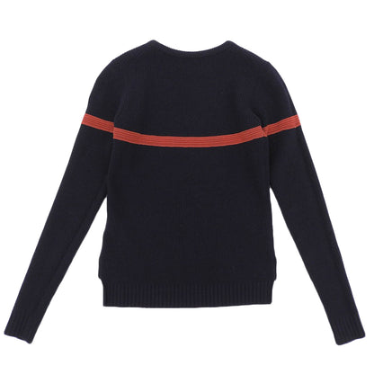 MONCLER モンクレール MAGLIONE TRICOT GIROCOLLO ニット トップス レディース ネイビー XS トップス