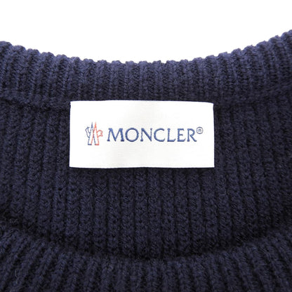 MONCLER モンクレール MAGLIONE TRICOT GIROCOLLO ニット トップス レディース ネイビー XS トップス
