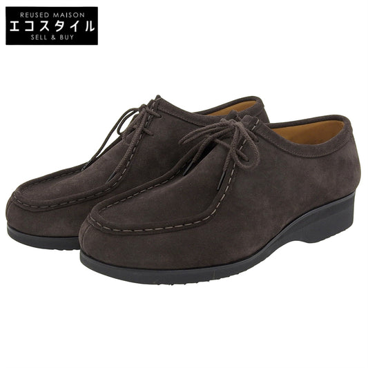 FOOTWORKS フットワークス 美品 Tirolean shoes チロリアンシューズ メンズ ダークブラウン 27cm FW02-01-270 シューズ 27