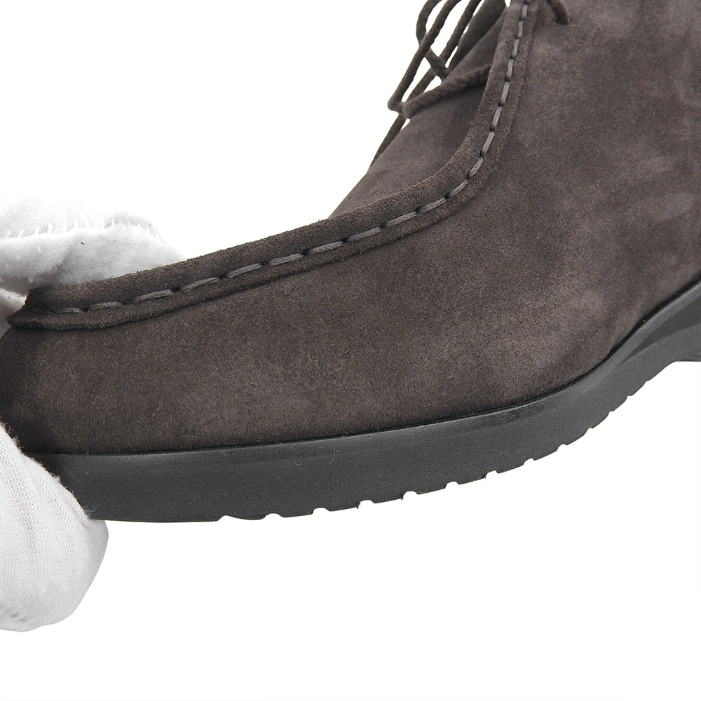 FOOTWORKS フットワークス 美品 Tirolean shoes チロリアンシューズ メンズ ダークブラウン 27cm FW02-01-270 シューズ 27